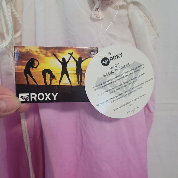 NWT Roxy Dip Dyed Halter Beach Cover Up Size 14 - Picture 13 of 13